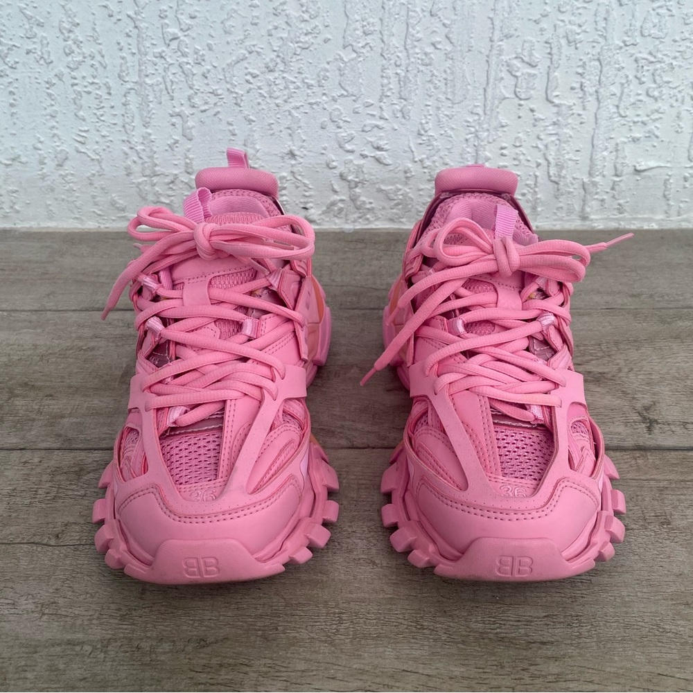 Balenciaga Pink Track Sneakers Size 36